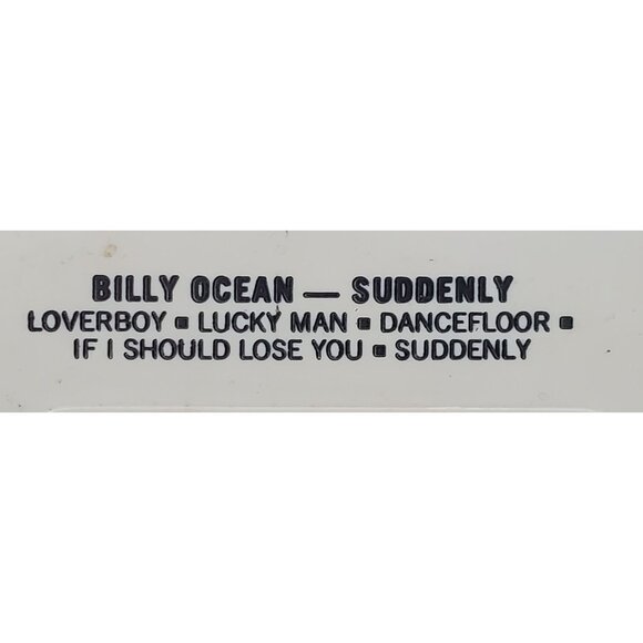 Billy Ocean Suddenly 1984 Cassette Tape Album Audio Music Caribbean Queen - Picture 2 of 9